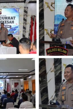 Jumat Curhat Kapolres Melawi Bersama Ormas dan Elemen Masyarakat, AKBP Kahfi : Siap Menindak Lanjuti