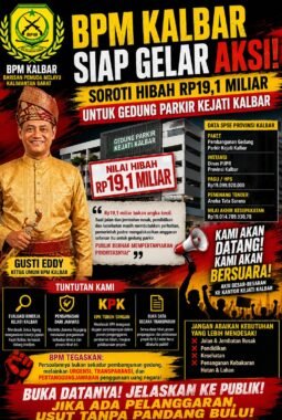 BPM Siap Kepung Kejati Kalbar Hibah RP19,1 Miliyar Disorot, KPK Diminta Turun Tangan